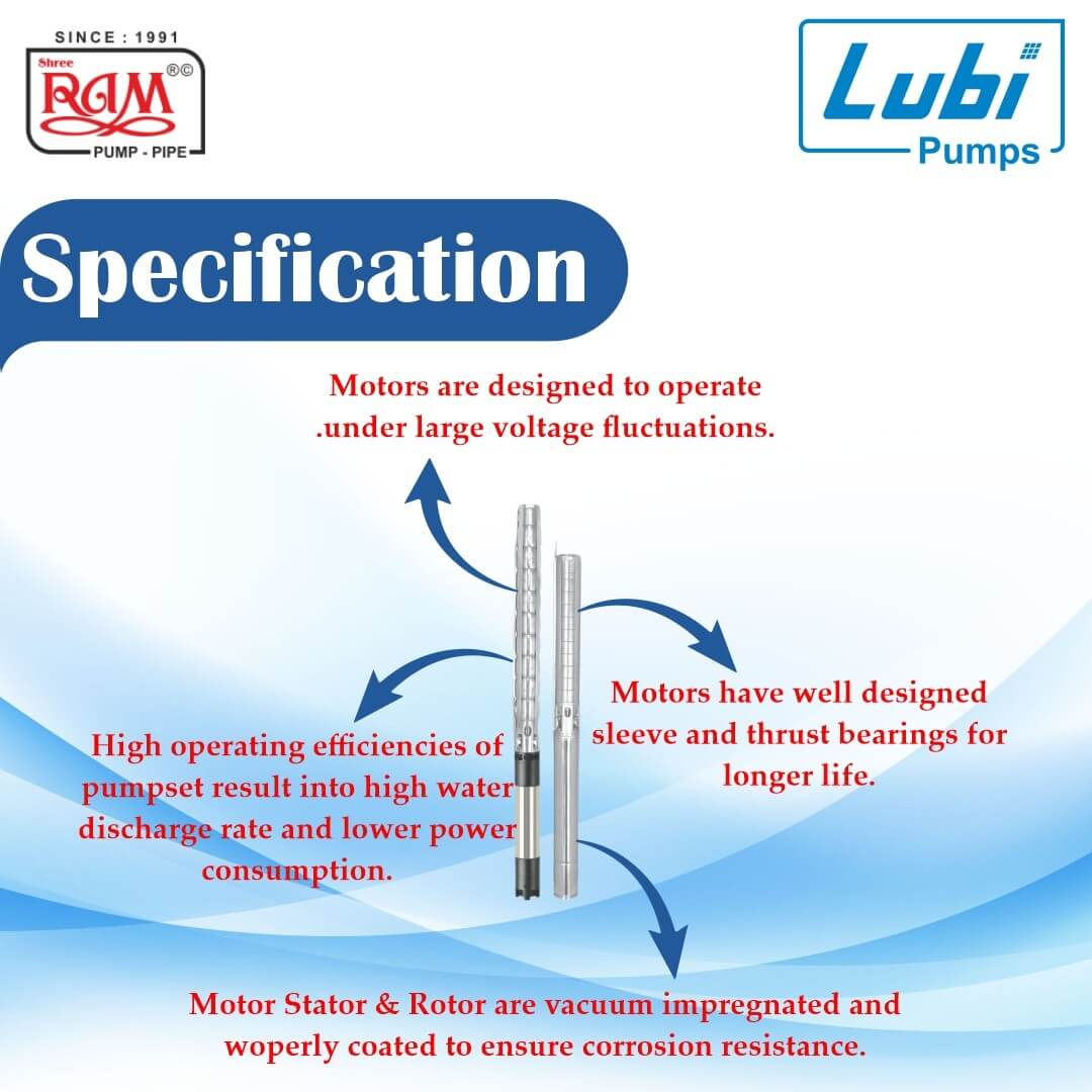 LUBI V4 Complete SS Pump with Cladded Motor (LKTW)